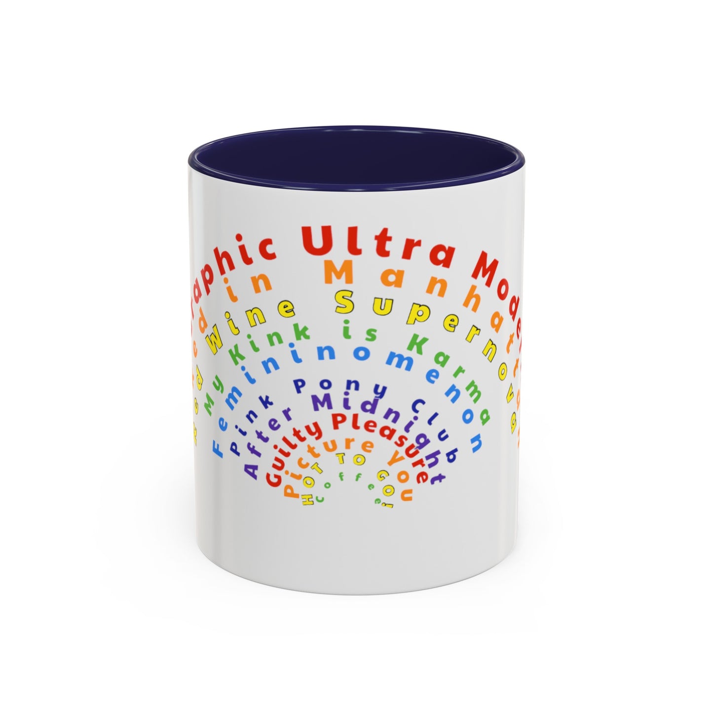 Chappell Roan Song names Accent Coffee Mug (11, 15oz)