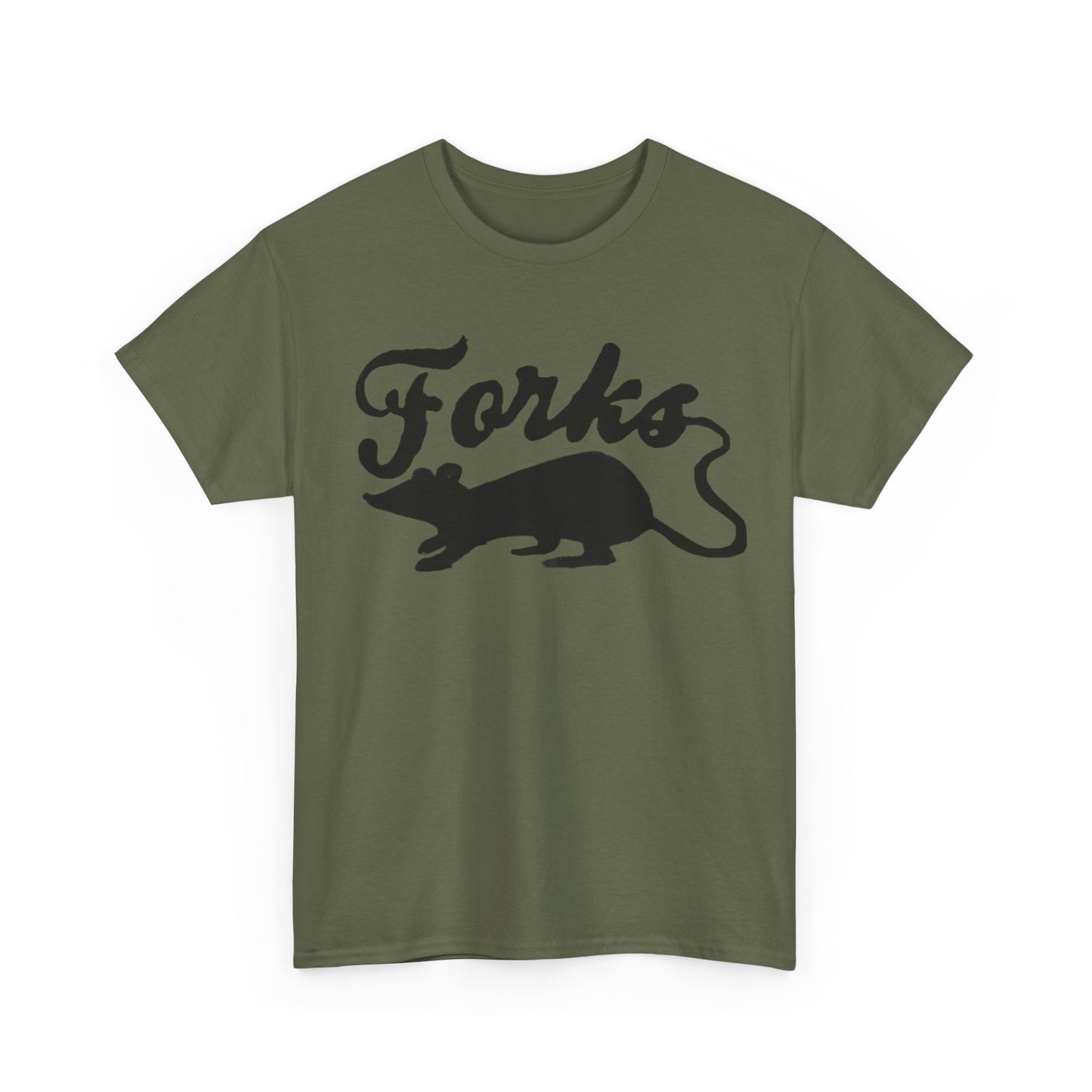 Forks Washington Rats Unisex Heavy Cotton Tee