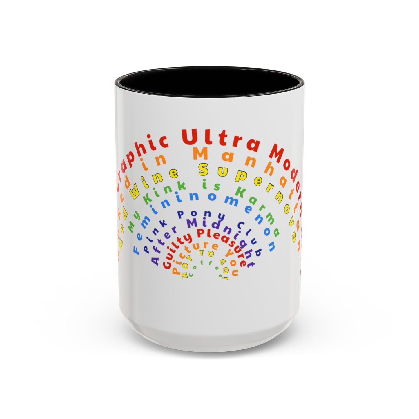 Chappell Roan Song names Accent Coffee Mug (11, 15oz)
