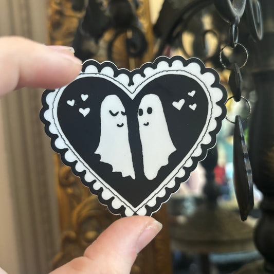 Me and Boo Ghost Heart