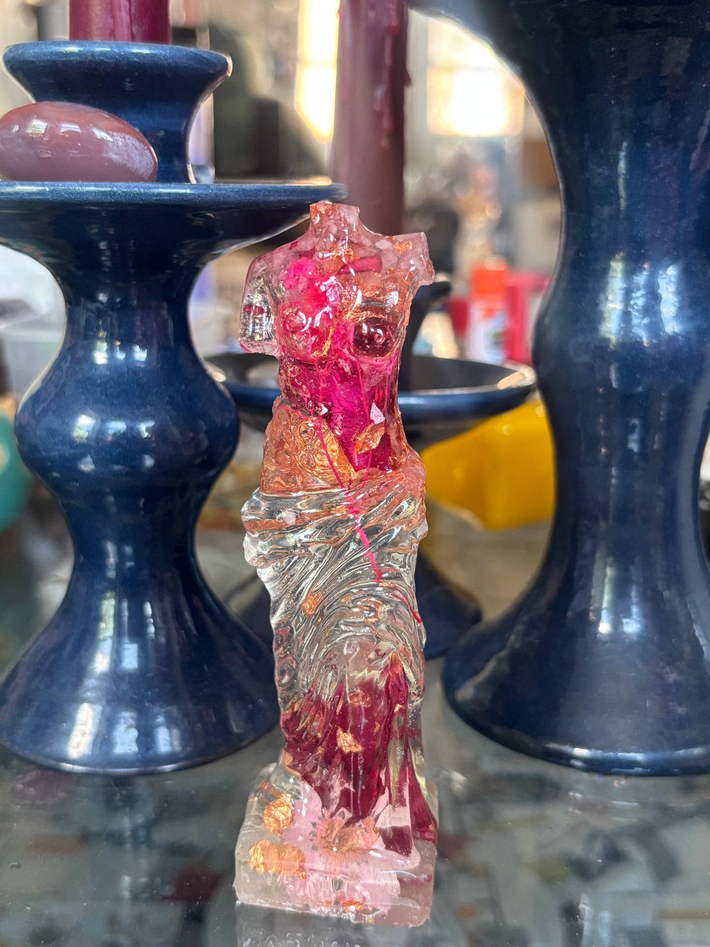 Headless Pink and Rose Gold Statues