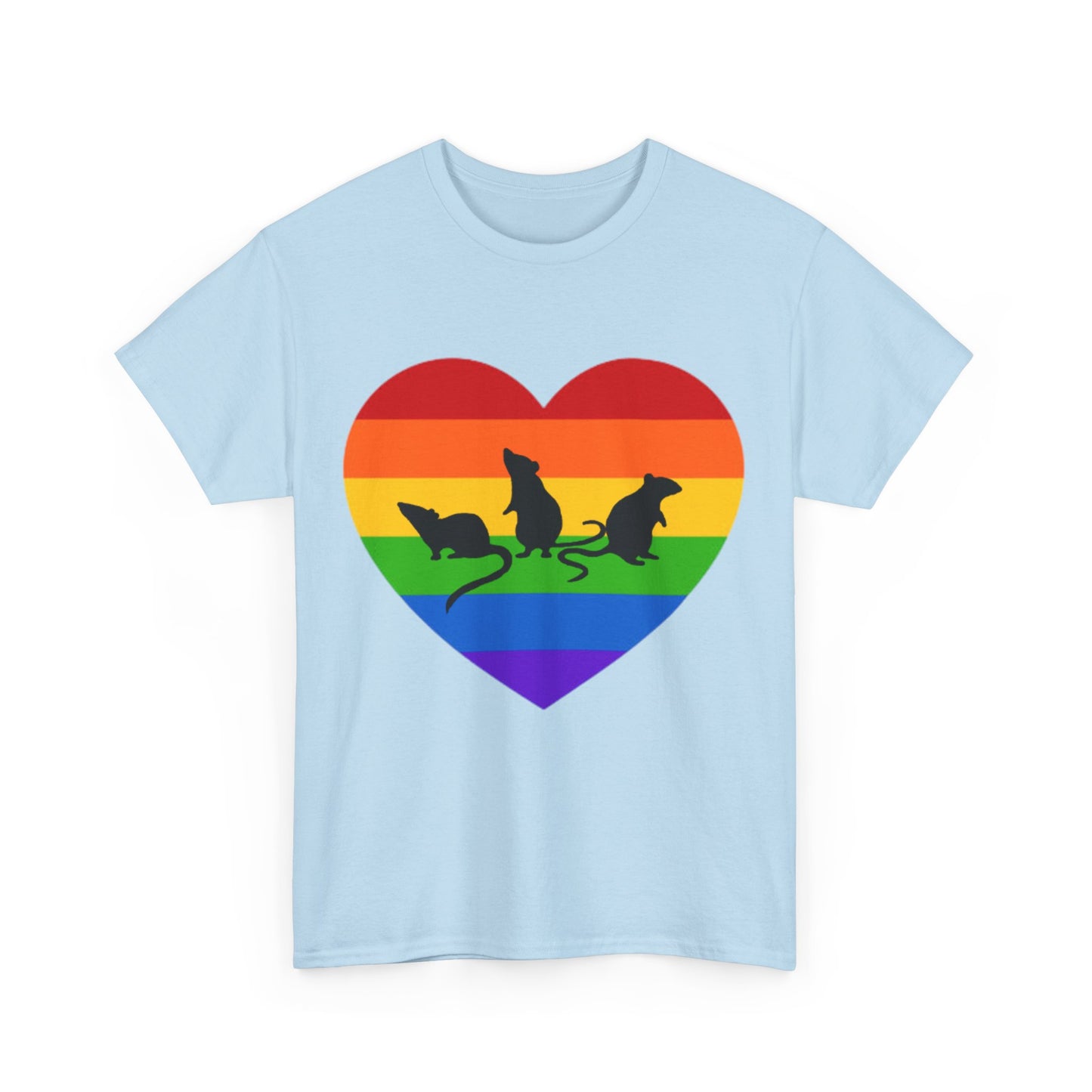 3 little Gay Rats Unisex Heavy Cotton Tee