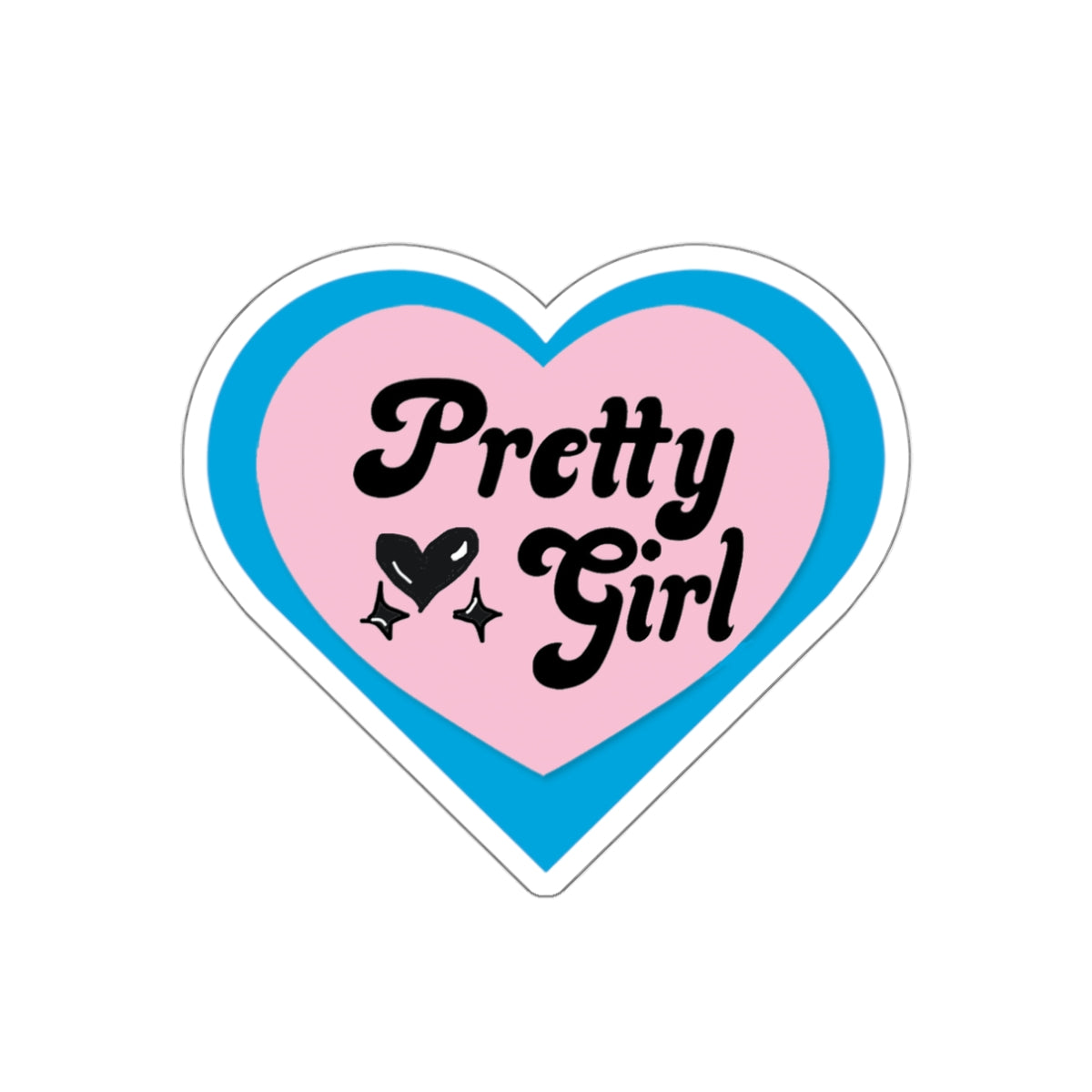 Pretty Girl Vinyl Die-Cut Stickers