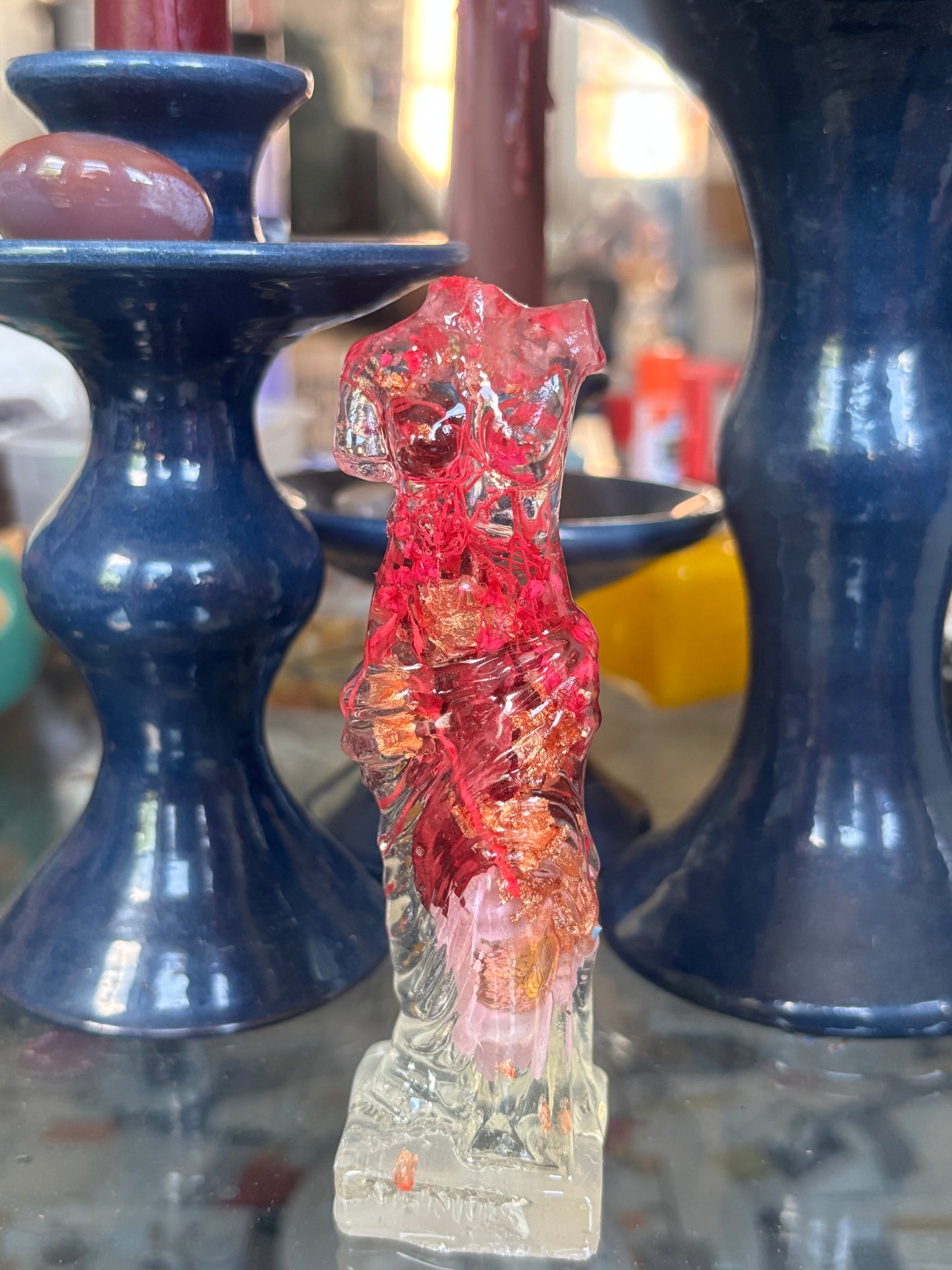 Headless Pink and Rose Gold Statues