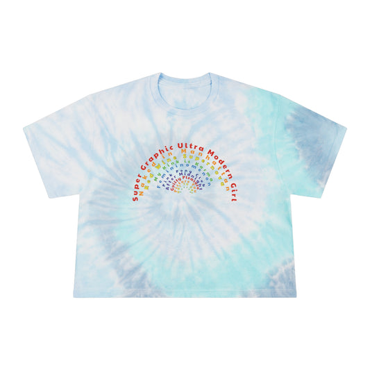 Chappell Roan Rainbow- Rise and Fall of a Midwest Princess song names Tie-Dye Crop Tee