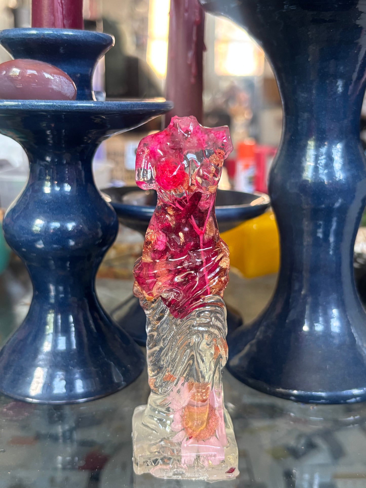 Headless Pink and Rose Gold Statues
