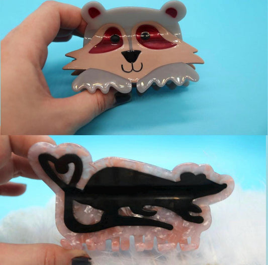 Critter Combo- raccoon and rat hair claw bundle