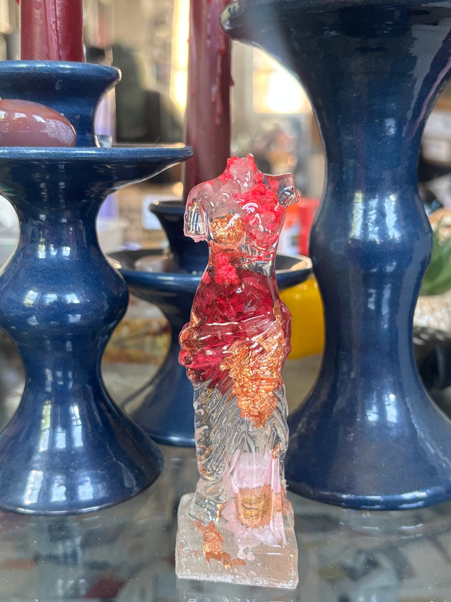 Headless Pink and Rose Gold Statues