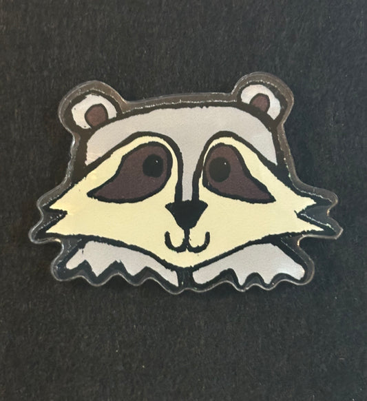 Raccoon Acrylic Pin