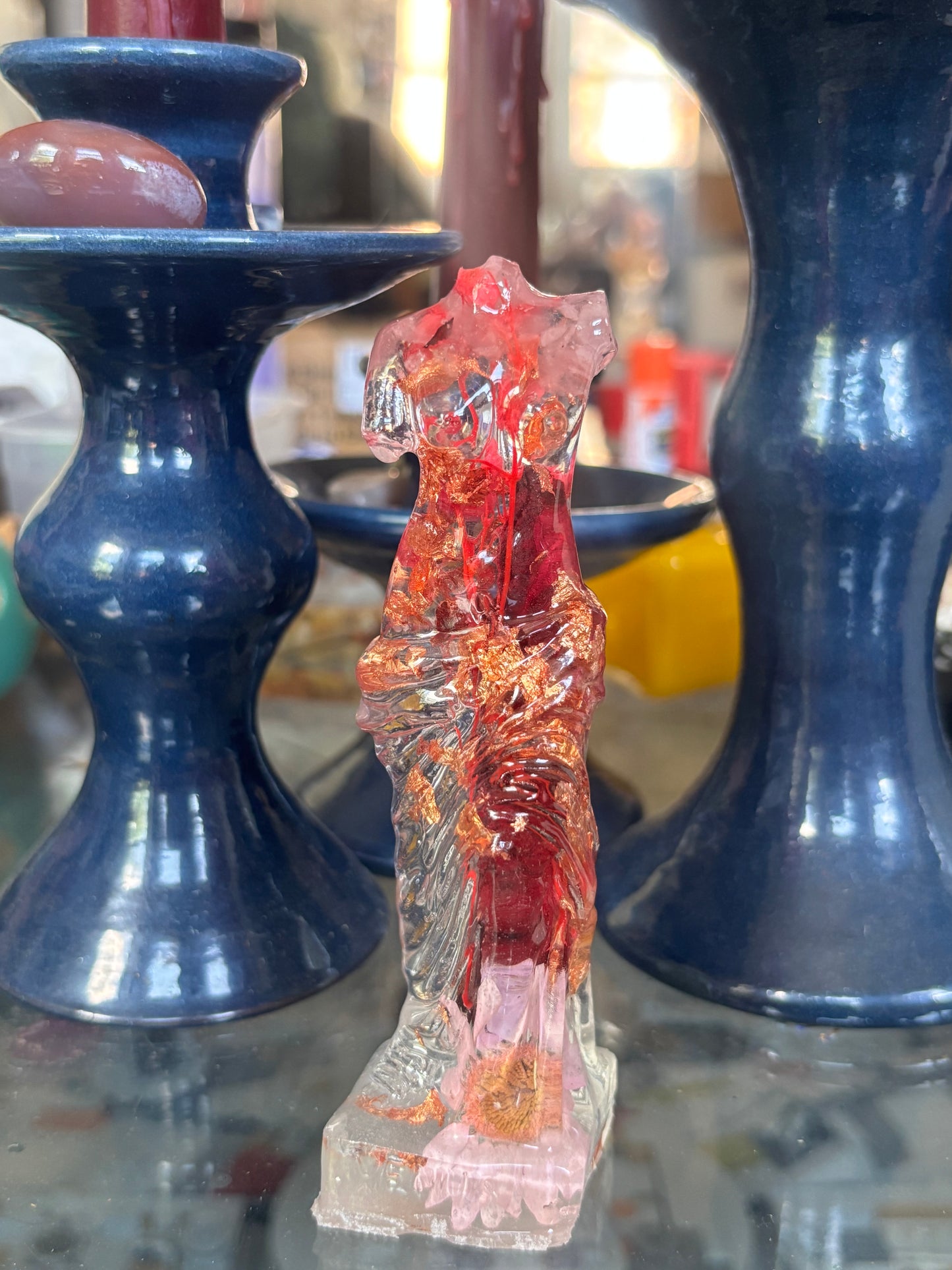 Headless Pink and Rose Gold Statues