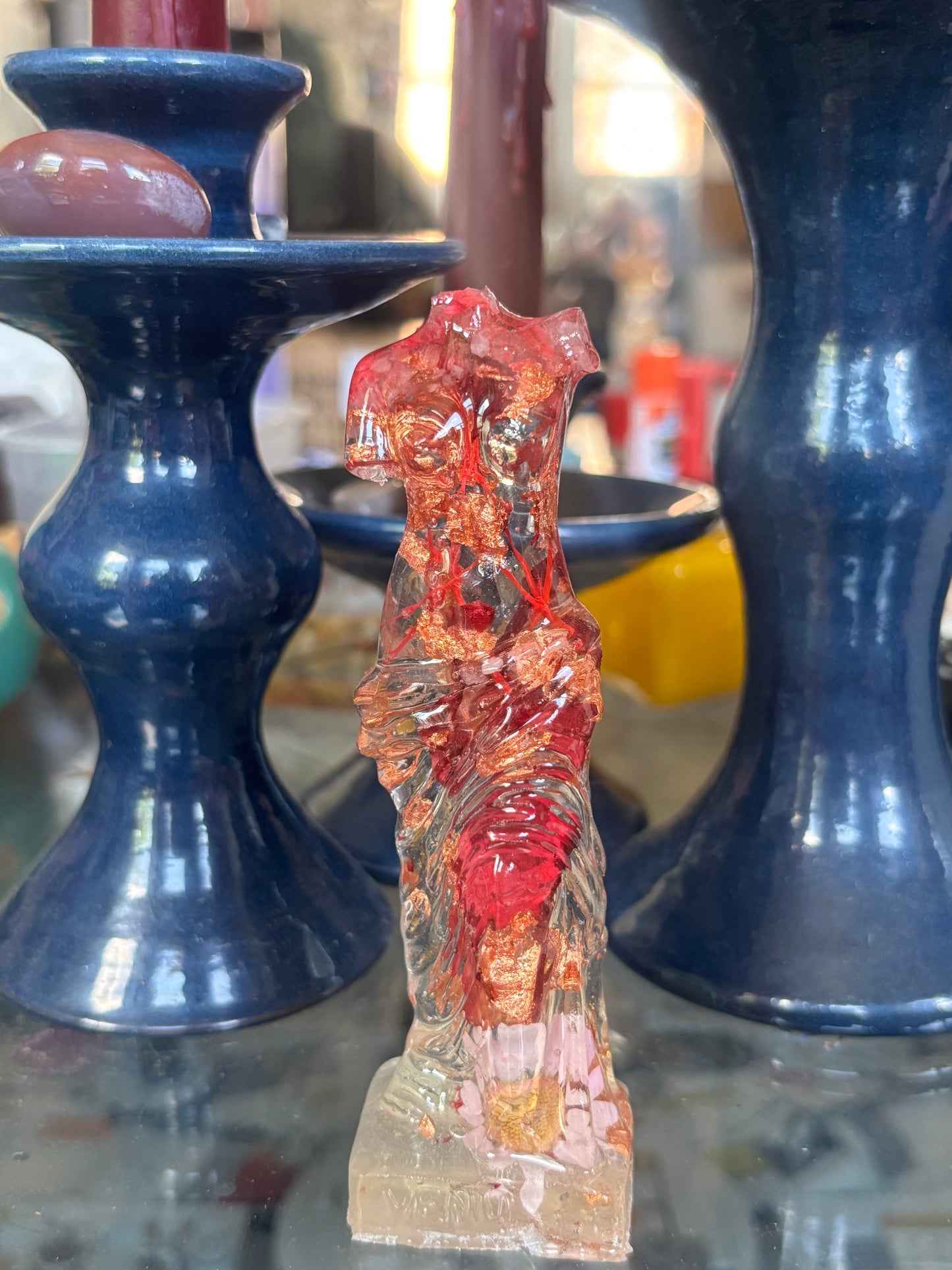 Headless Pink and Rose Gold Statues