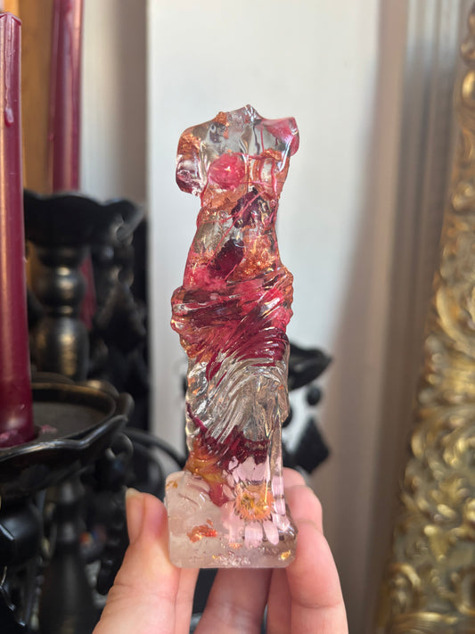 Pink and Rose Gold Headless Statue