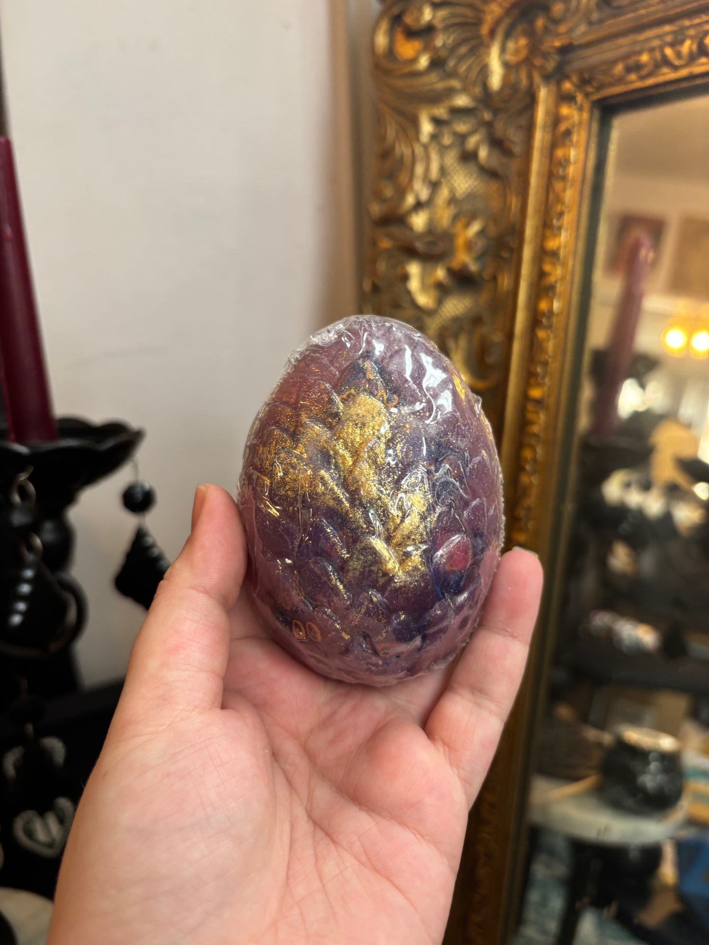 Dragon egg D20 soap