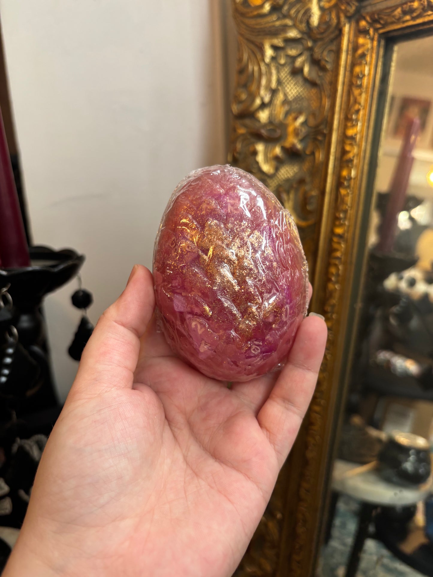 Dragon egg D20 soap